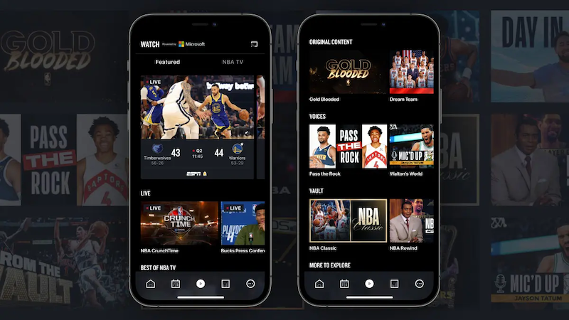 Nueva app de la NBA